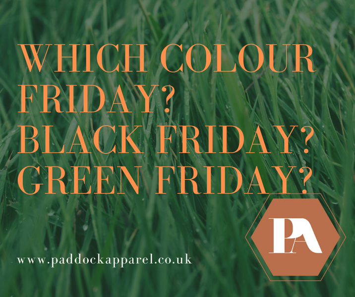 Which Colour Friday? Black Friday? Green Friday?