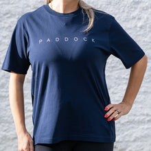 Load image into Gallery viewer, Pharrel Organic Cotton Unisex t-shirt French Navy - Paddock Apparel

