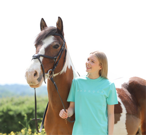 Yestine II Unisex Organic Tee - Turquoise Azure