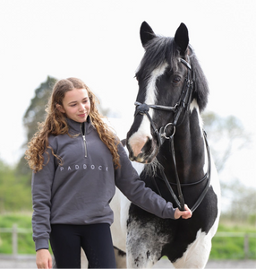 Morva 1/4 Zip Sweatshirt - Anthracite