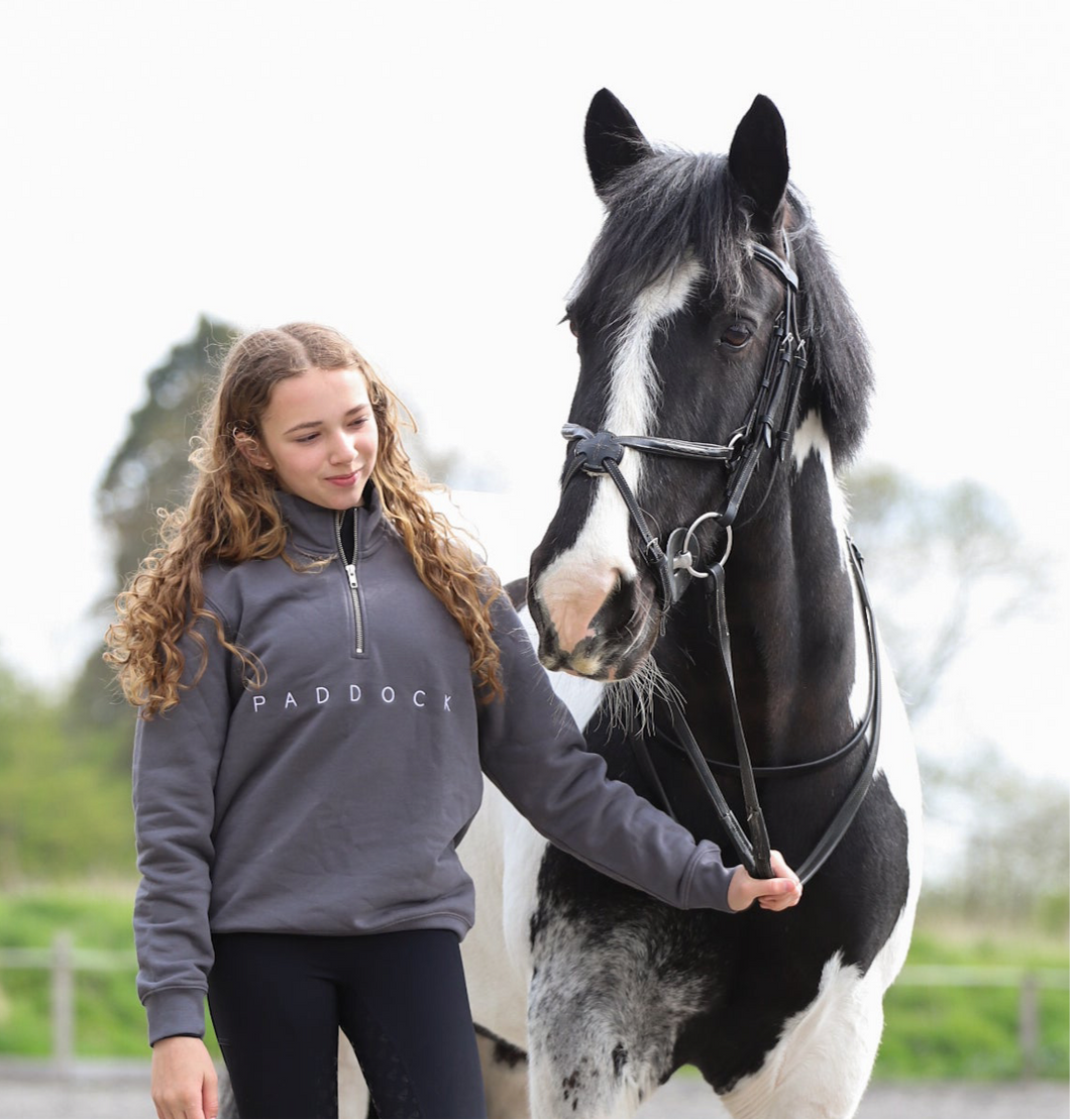 Morva 1/4 Zip Sweatshirt - Anthracite