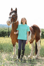 Load image into Gallery viewer, Yestine II Unisex Organic Tee - Turquoise Azure
