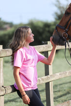 Load image into Gallery viewer, Yestine Unisex Organic Tee - Bubblegum Pink
