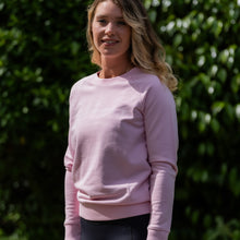 Load image into Gallery viewer, Ebrel Ladies Sweatshirt - Cotton Pink
