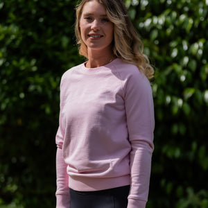 Ebrel Ladies Sweatshirt - Cotton Pink