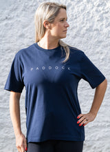 Load image into Gallery viewer, Pharrel Organic Cotton Unisex t-shirt French Navy - Paddock Apparel

