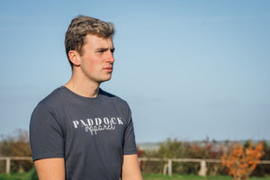 Organic cotton t-shirt mens equestrian clothing - Paddock Apparel