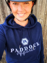 Load image into Gallery viewer, French Navy embroidered hoodie - Paddock Apparel
