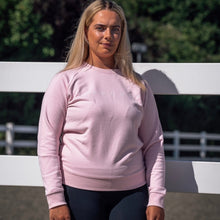 Load image into Gallery viewer, Ebrel Ladies Sweatshirt - Cotton Pink
